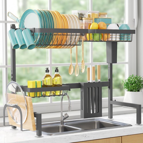 Dish drying rack large over - rack,